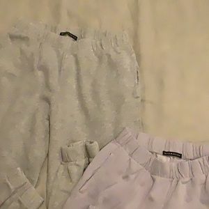 2 pairs of Brandy Melville Sweats. One Size Fits All.